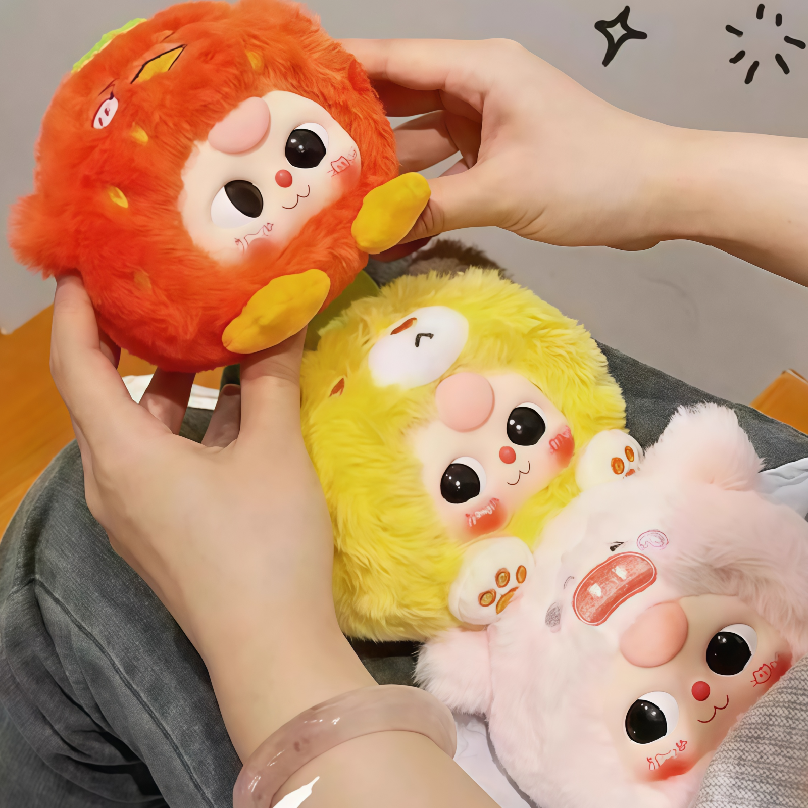 【BABY THREE】やっぱり甘やかしてるね・プレゼント・お土産・サプライズ・ブラインドボックス・サプライズ感・わくわく・おもちゃ・置物|undefined