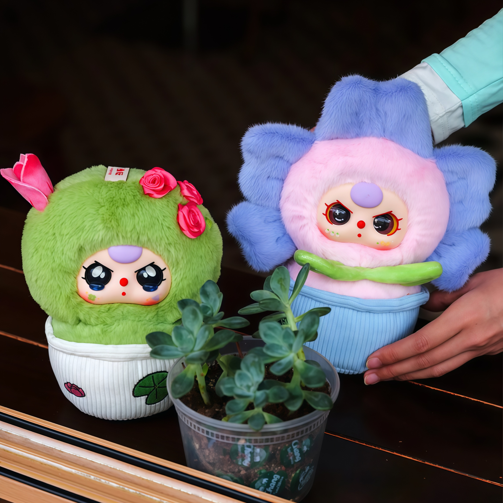 【BABY THREE】 小さな鉢植えシリーズ・ブラインドボックス・置き物・飾り物・かわいい・プレゼント・お土産・サプライズ|undefined