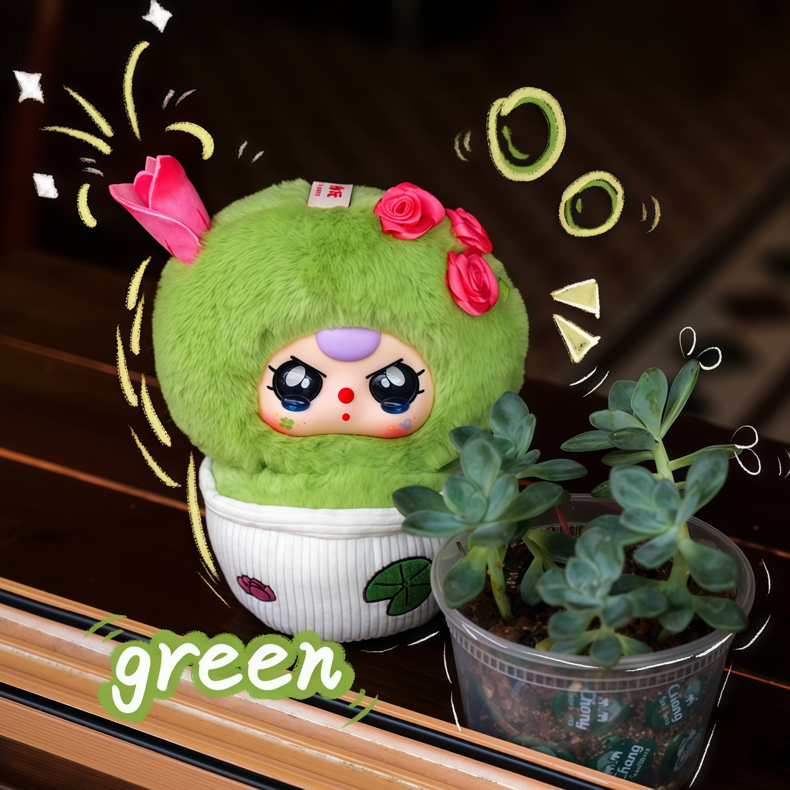 【BABY THREE】 小さな鉢植えシリーズ・ブラインドボックス・置き物・飾り物・かわいい・プレゼント・お土産・サプライズ|undefined