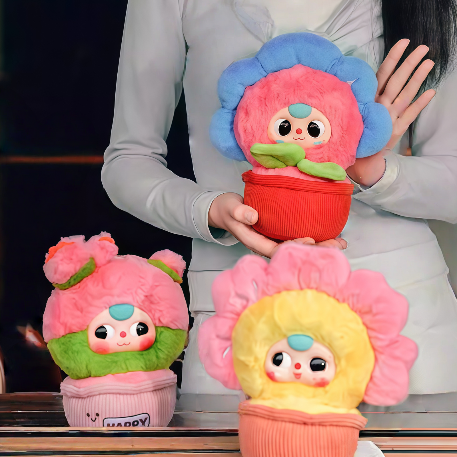 【BABY THREE】 小さな鉢植えシリーズ・ブラインドボックス・置き物・飾り物・かわいい・プレゼント・お土産・サプライズ|undefined