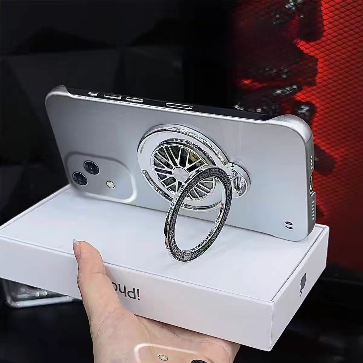 スマホホルダー｜回転式・磁気吸着・背面に貼り付け・多機能・車載可能・デスクトップスタンド・暇つぶし|undefined