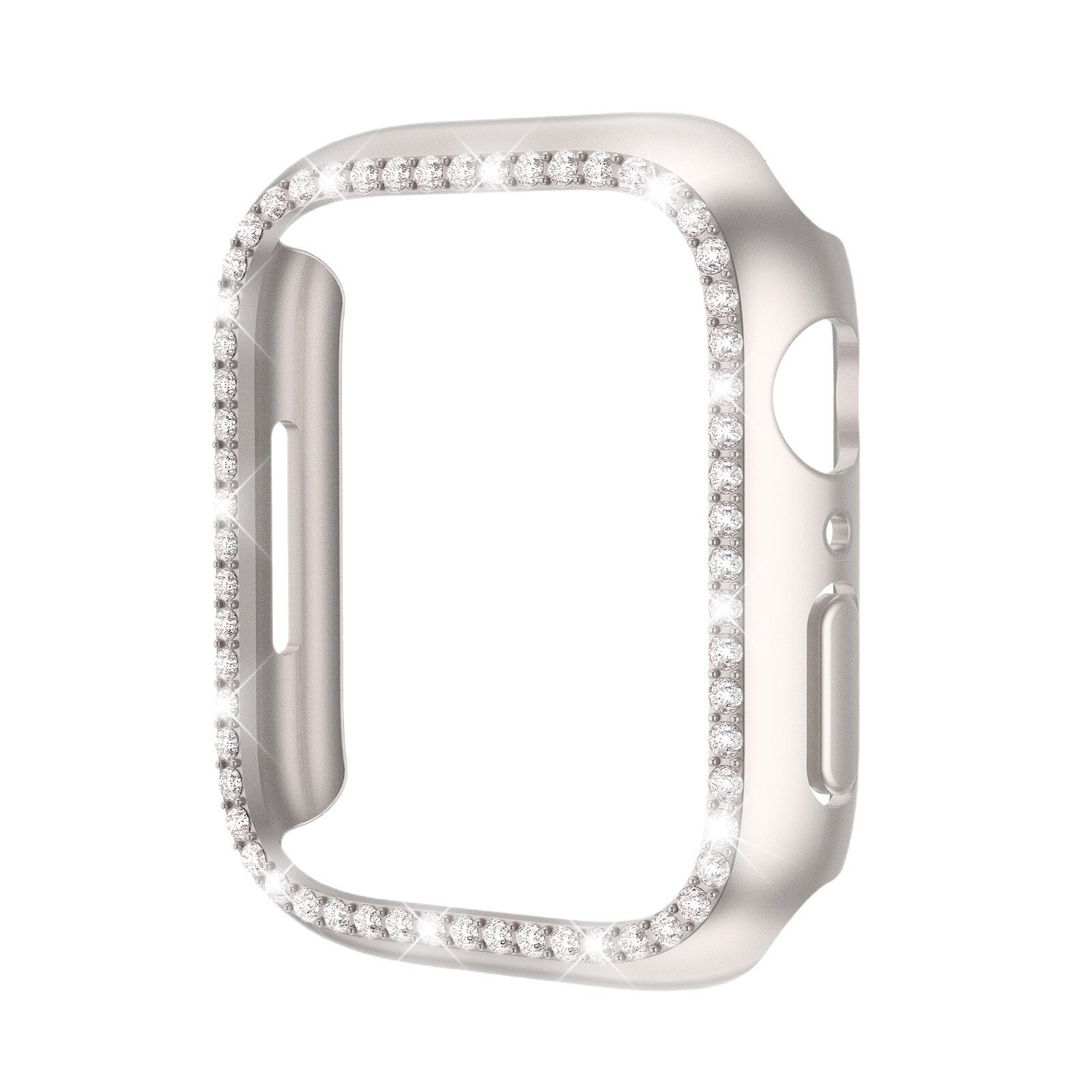 保護ケース｜Apple Watch Series 10/8 対応・ベゼル・ラインストーン付き・キラキラ・メッキ加工・高級感・おしゃれ|undefined