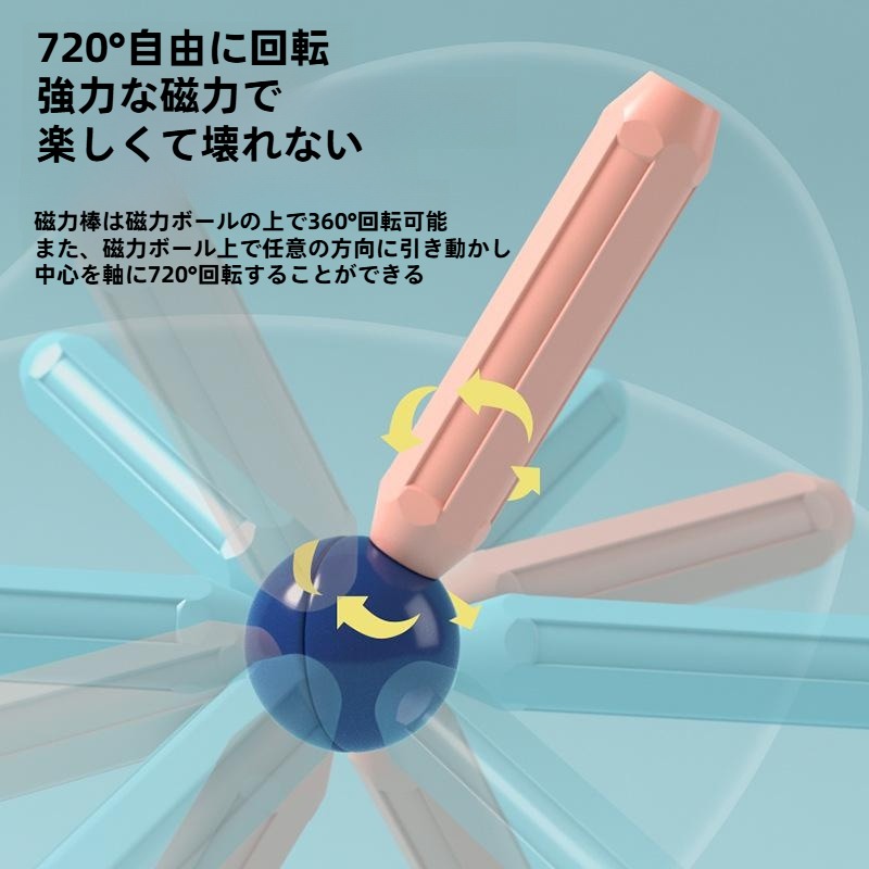 磁石ブロック｜知育玩具・組み立ておもちゃ・DIY・想像力育成・カラフル・多様な形・子供向け|undefined