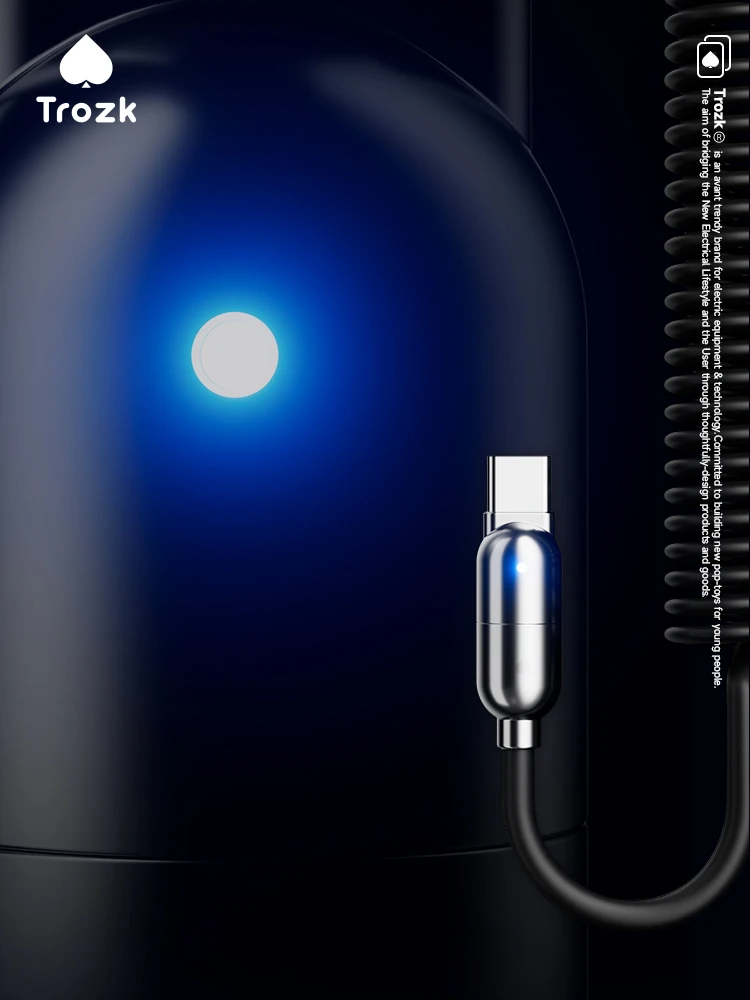 Trozk Type-Cケーブル｜100W充電・急速充電・フラッシュ充電・延長ケーブル・充電ケーブル・スマホ充電・Android対応・大電流|undefined