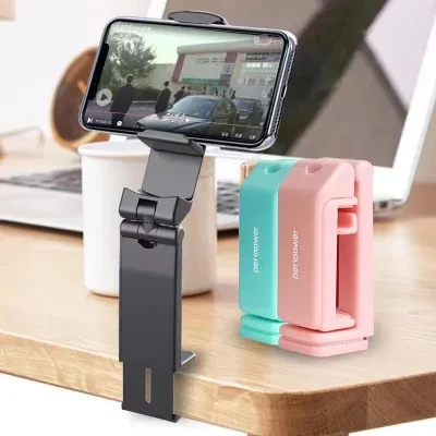 FunCASE スマホスタンド｜卓上・昇降式・折り畳み・回転式・クリップ式・多機能・角度調整可能・自由自在・ 快適