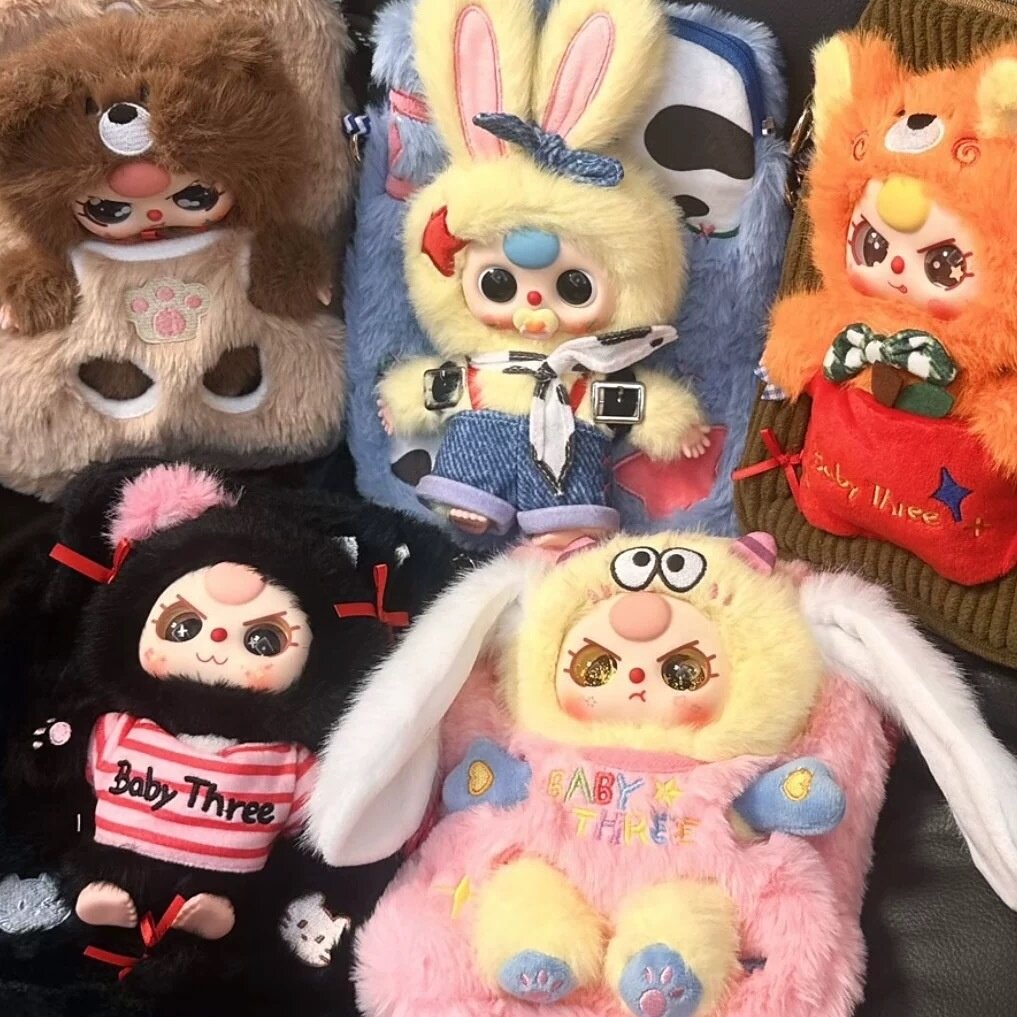 【BABY THREE】お出かけスマホショルダーバッグ・ブラインドボックス・可愛い・ぬいぐるみ|undefined