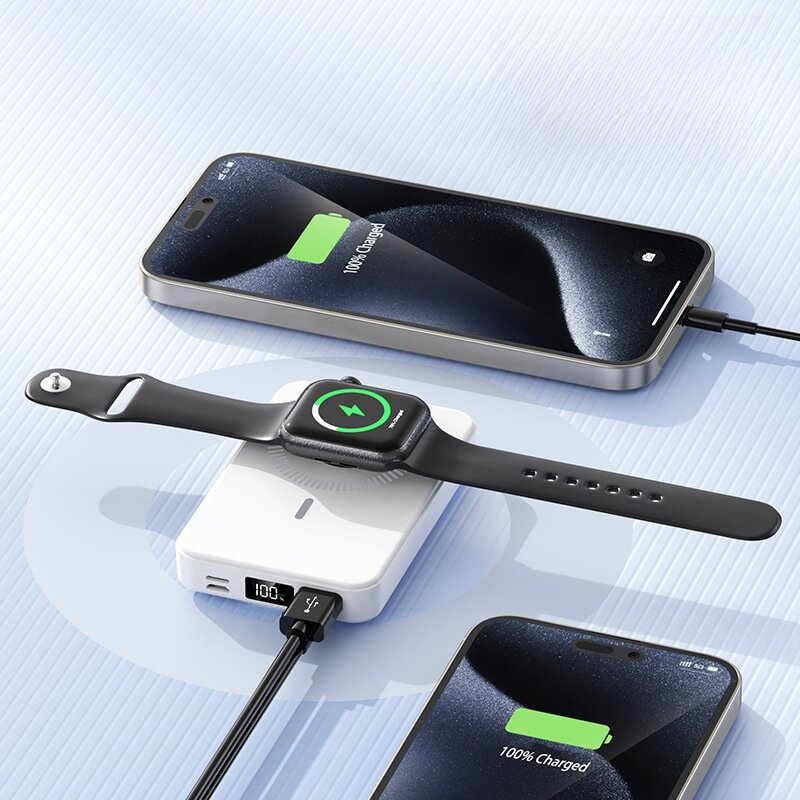 ワイヤレス充電モバイルバッテリー｜PD急速充電・MagSafe対応・スマホ/イヤホン/ウォッチ対応|undefined