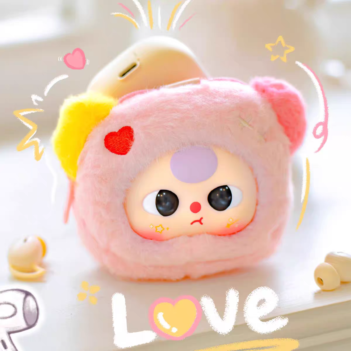 【BABY THREE】ミニ収納ポーチ・ぬいぐるみ・ブラインドボックス・可愛い・小物入れ|undefined