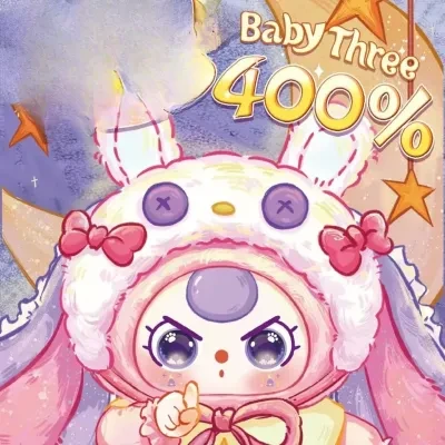 【BABY THREE】ぬいぐるみ・400%・ブラインドボックス・トイフィギュア・人気・可愛い・癒し