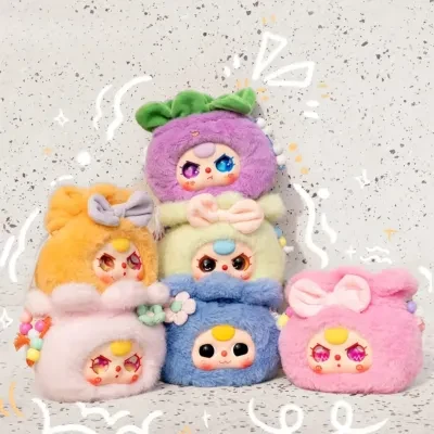 BABY THREE 【ベビースリー幸運巾着シリーズ・1個】ブラインドボックス ぬいぐるみ