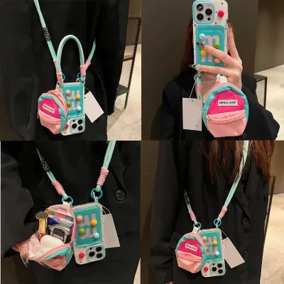 FunCASE スマホケース｜多機種・女性用・ホルターネックデザイン・落下防止・ソフトケース・かわいい