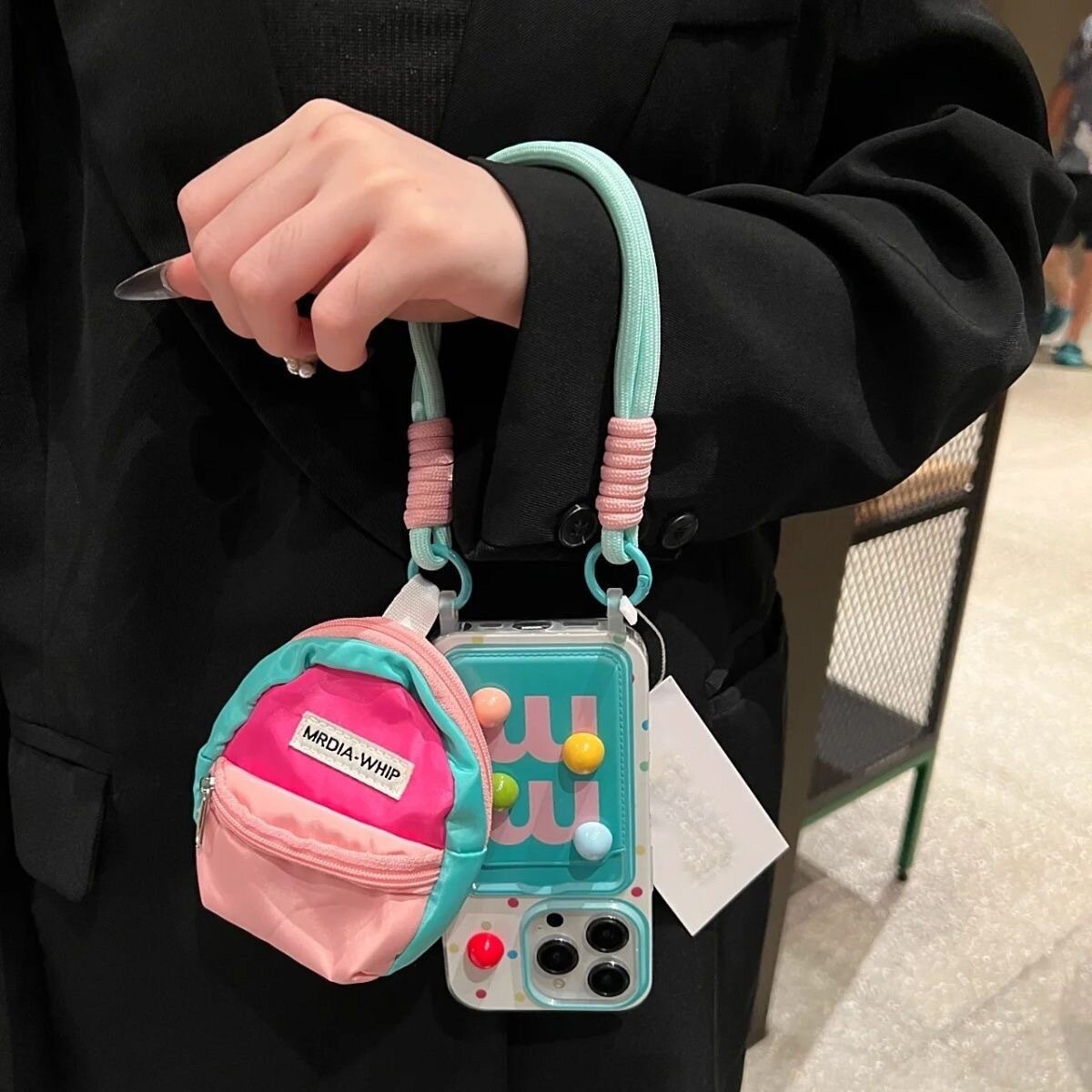 スマホケース｜多機種・女性用・ホルターネックデザイン・落下防止・ソフトケース・かわいい|undefined