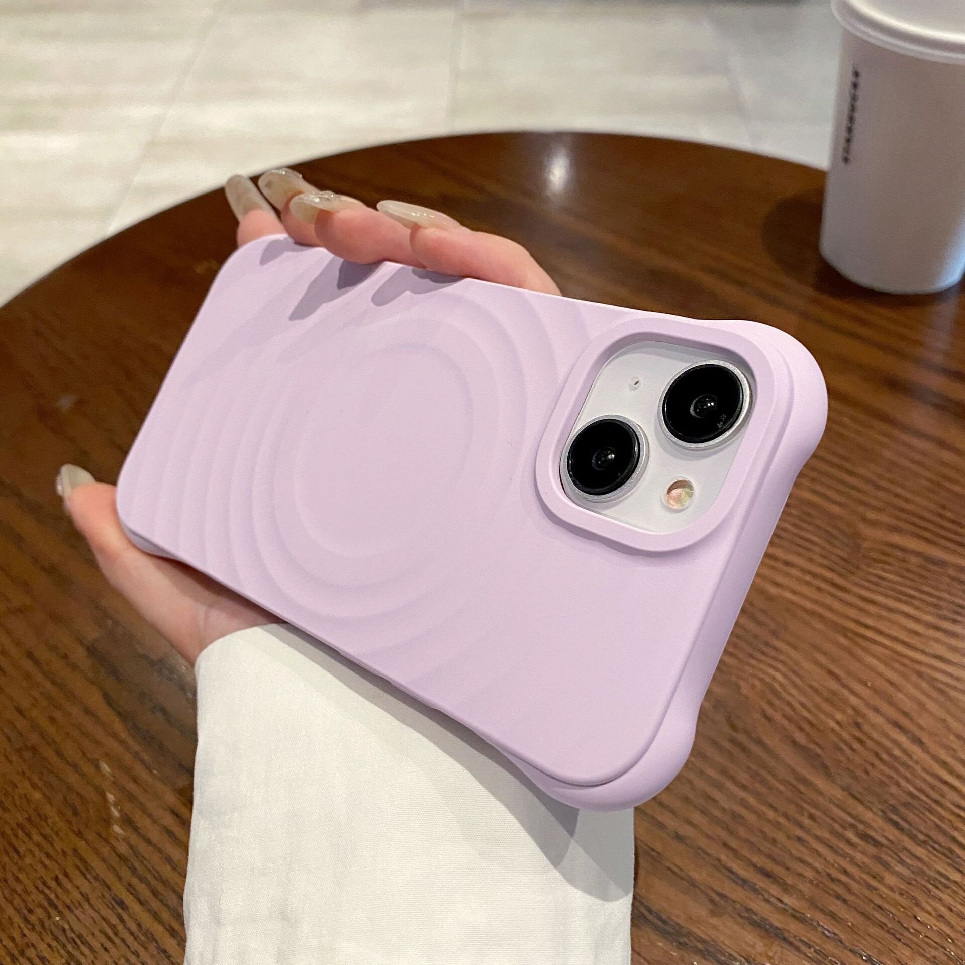 iPhone スマホケース｜アイフォーン・波型・液体シリコン・携帯電話保護ケース・保護カバー|undefined