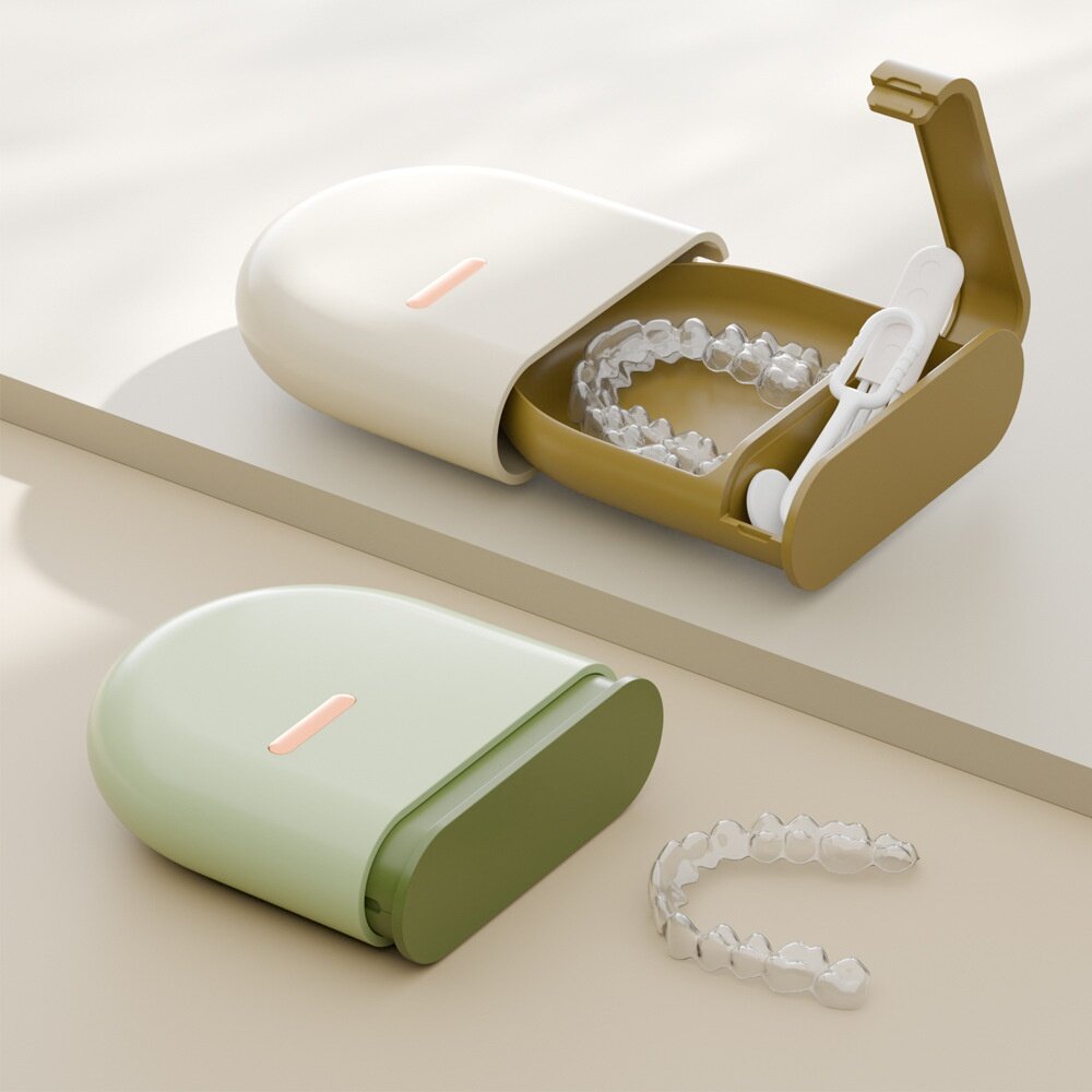 マウスピース収納ボックス｜矯正器具収納ボックス・ポータブル・子供用・矯正器具リテーナー・携帯用防塵収納ボックス|undefined