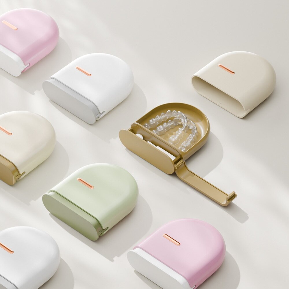 マウスピース収納ボックス｜矯正器具収納ボックス・ポータブル・子供用・矯正器具リテーナー・携帯用防塵収納ボックス|undefined