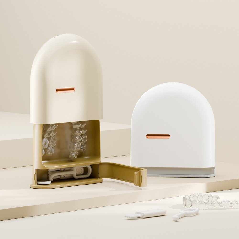 マウスピース収納ボックス｜矯正器具収納ボックス・ポータブル・子供用・矯正器具リテーナー・携帯用防塵収納ボックス|undefined
