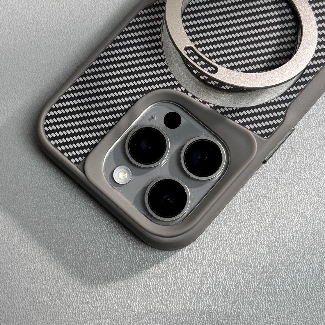 iPhoneスマホケース｜アイフォーン・カーボンファイバーパターン・携帯電話ケース・落下防止カバー・磁気スタンド|undefined