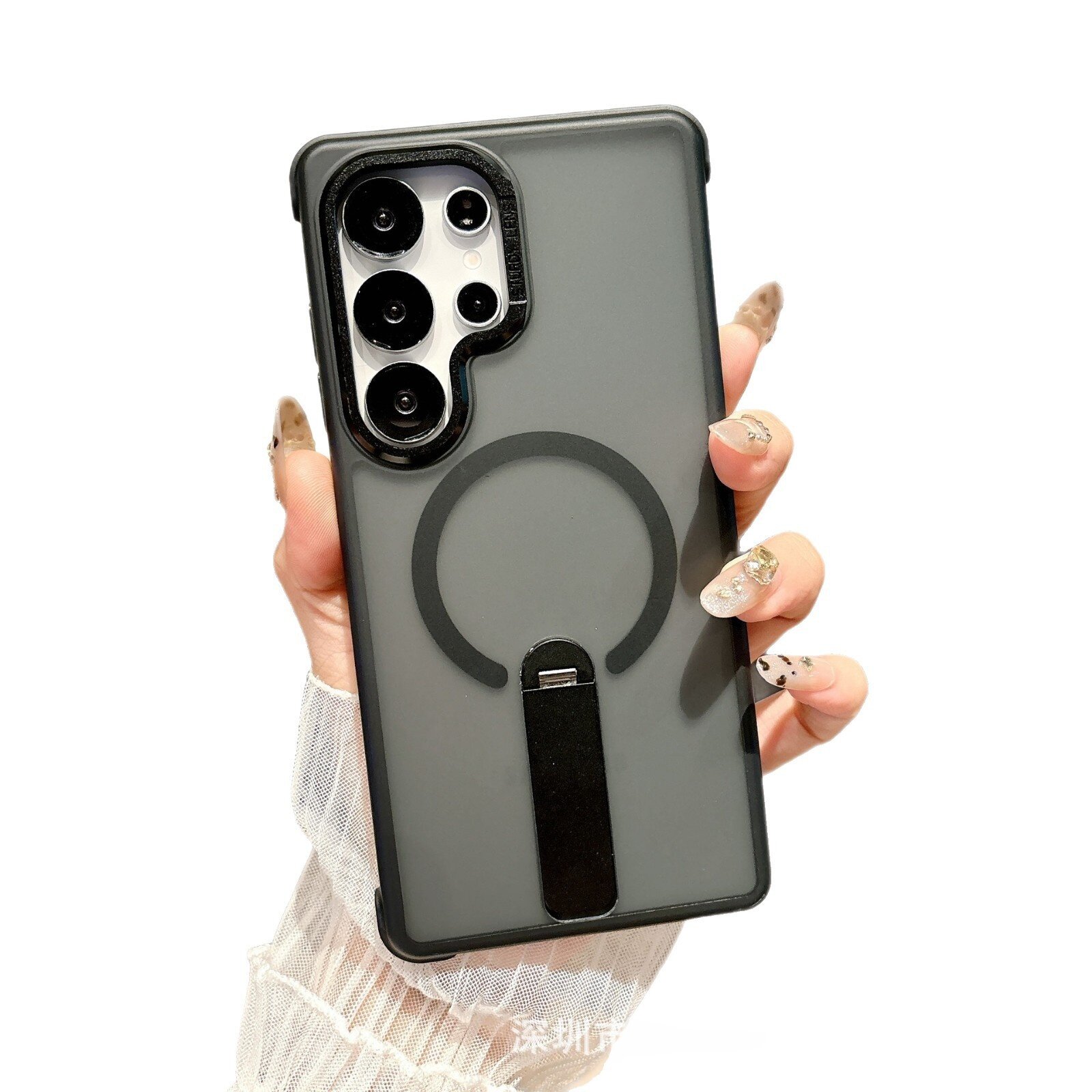Samsung S25Ultra スマホケース｜つや消し磁気ケース・クリエイティブ・スタンド・回転スタンド・落下防止カバー|undefined