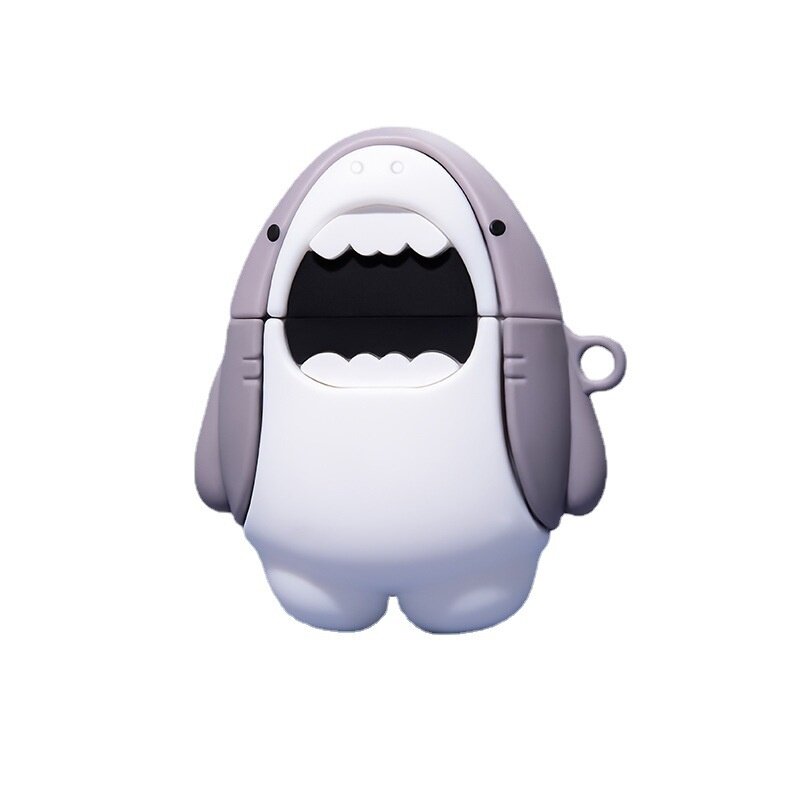 イヤホンケース｜Appleairpods2/3/pro・鮫・サメ・漫画デザイン・かわいい・イヤホン保護ケース|undefined