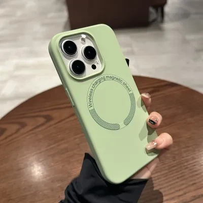 FunCASE スマホケース｜Apple・シリコン製・携帯電話ケース磁気吸着対応・マカロン・高級感・落下防止保護カバー
