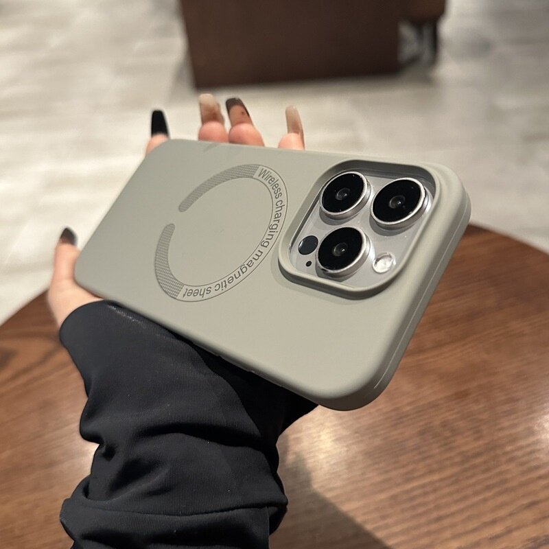 スマホケース｜Apple・シリコン製・携帯電話ケース磁気吸着対応・マカロン・高級感・落下防止保護カバー|undefined