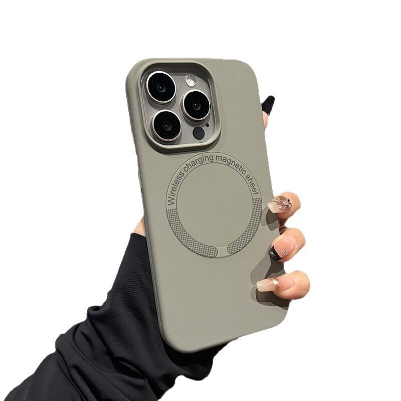 スマホケース｜Apple・シリコン製・携帯電話ケース磁気吸着対応・マカロン・高級感・落下防止保護カバー|undefined