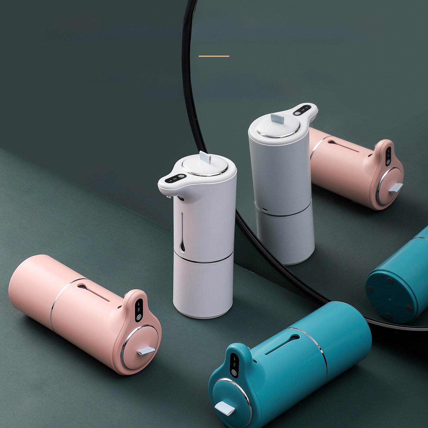 ディスペンサー｜泡タイプ・自動・洗浄・USB充電式・小型・家庭用・便利|undefined