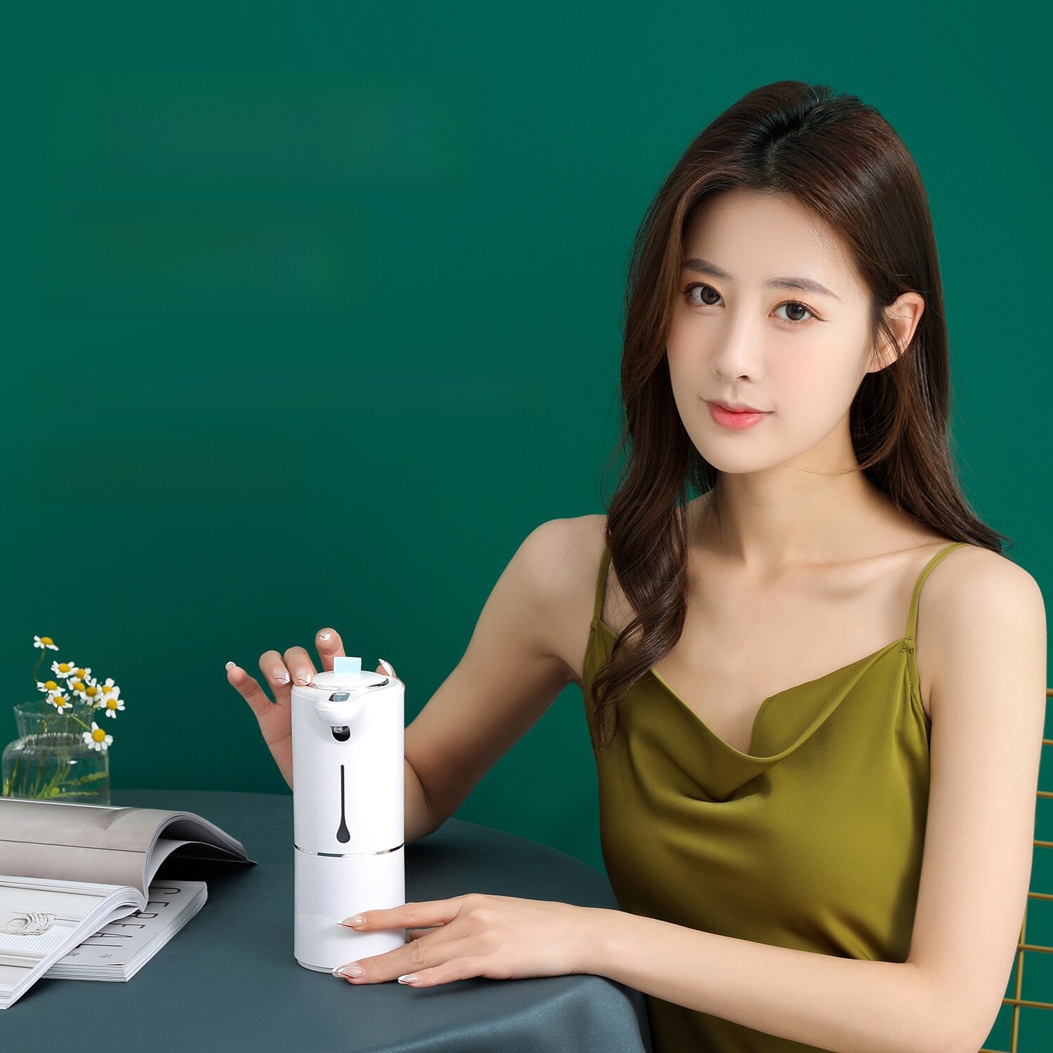 ディスペンサー｜泡タイプ・自動・洗浄・USB充電式・小型・家庭用・便利|undefined