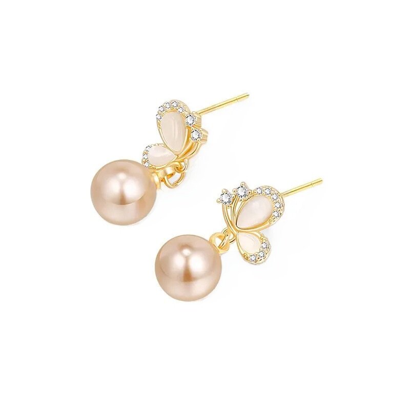 ピアス｜トレンディ・女性用・高級・パール・フェアリー・ファッショナブル・蝶・イヤージュエリー|undefined