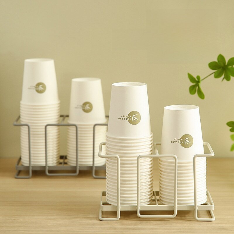 カップホルダー｜和風・使い捨て紙コップ・鉄製・ティーカップ収納ラック・家庭用・便利|undefined