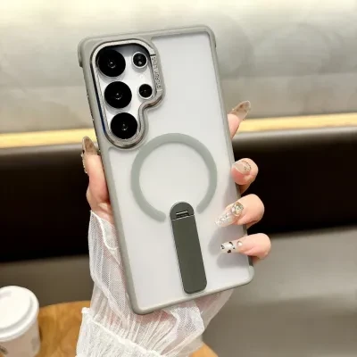 FunCASE Samsung S25Ultra スマホケース｜つや消し磁気ケース・クリエイティブ・スタンド・回転スタンド・落下防止カバー
