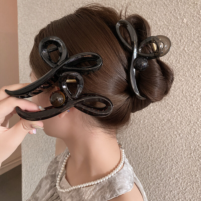 ヘアクリップ｜2025年新作・シンプル・上品・女性用・高級感・後頭部用・シャーククリップ・ヘアアクセサリー|undefined