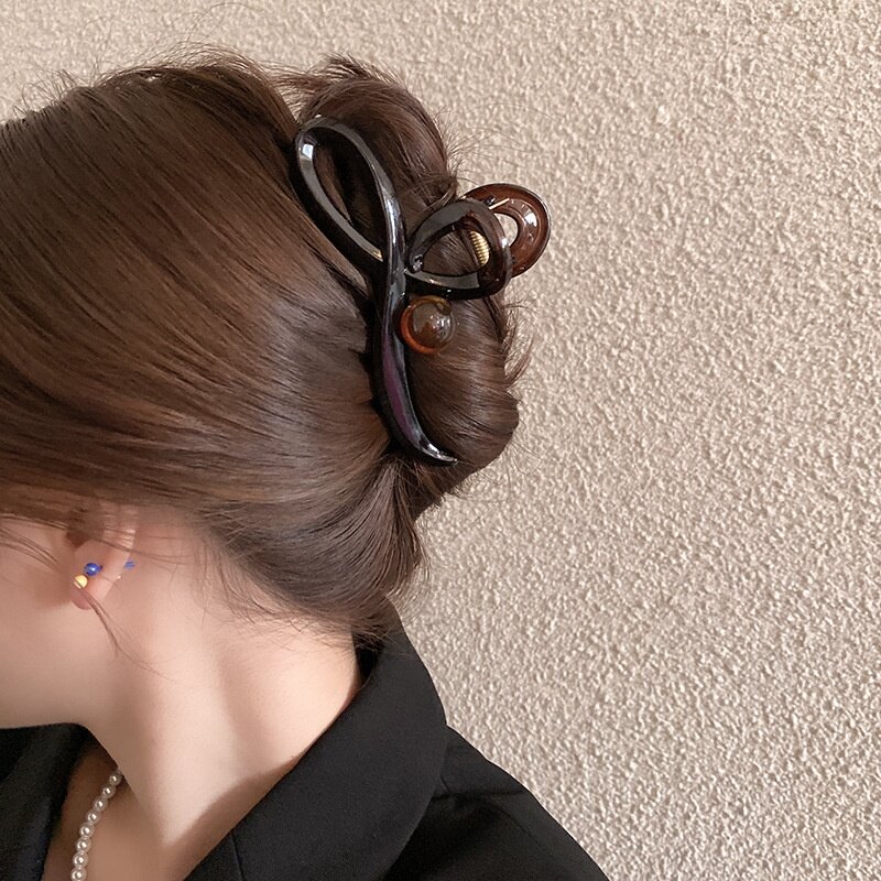 ヘアクリップ｜2025年新作・シンプル・上品・女性用・高級感・後頭部用・シャーククリップ・ヘアアクセサリー|undefined
