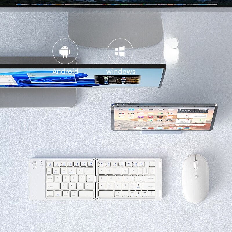 キーボード｜折りたたみ式・Bluetooth・ポータブル・充電式・ワイヤレス|undefined