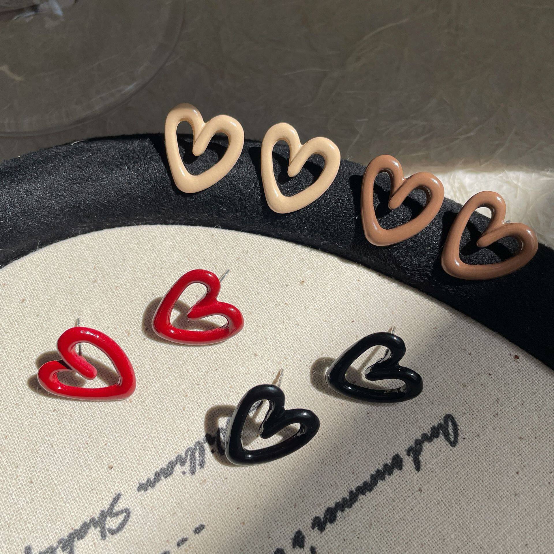 ピアス｜秋冬・新作・ハート・中空・韓国風|undefined