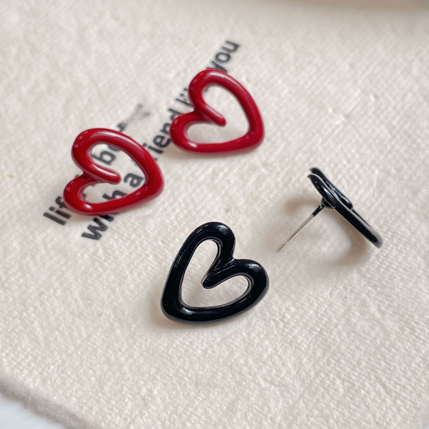 ピアス｜秋冬・新作・ハート・中空・韓国風|undefined