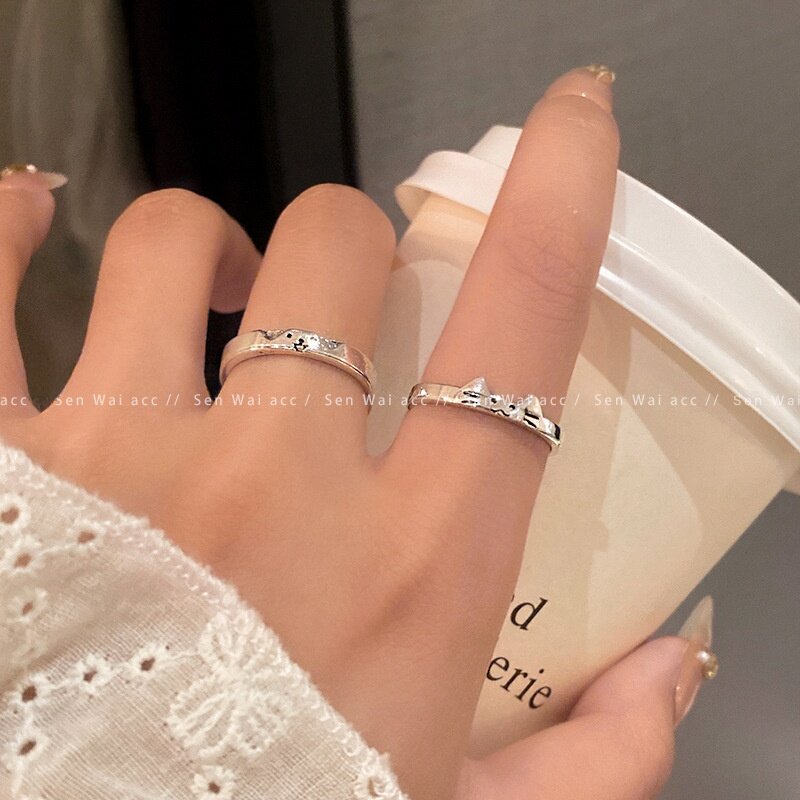 リング｜人気商品・猫・子犬・ペアリング・恋人向け・調整可能|undefined