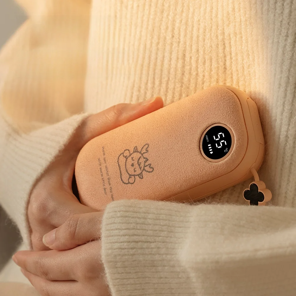 USB充電式カイロ 鹿デザイン｜ミニ 携帯便利・両面加熱・4段階温度調整・冬のプレゼント・スマートデジタル表示のハンドウォーマー|undefined