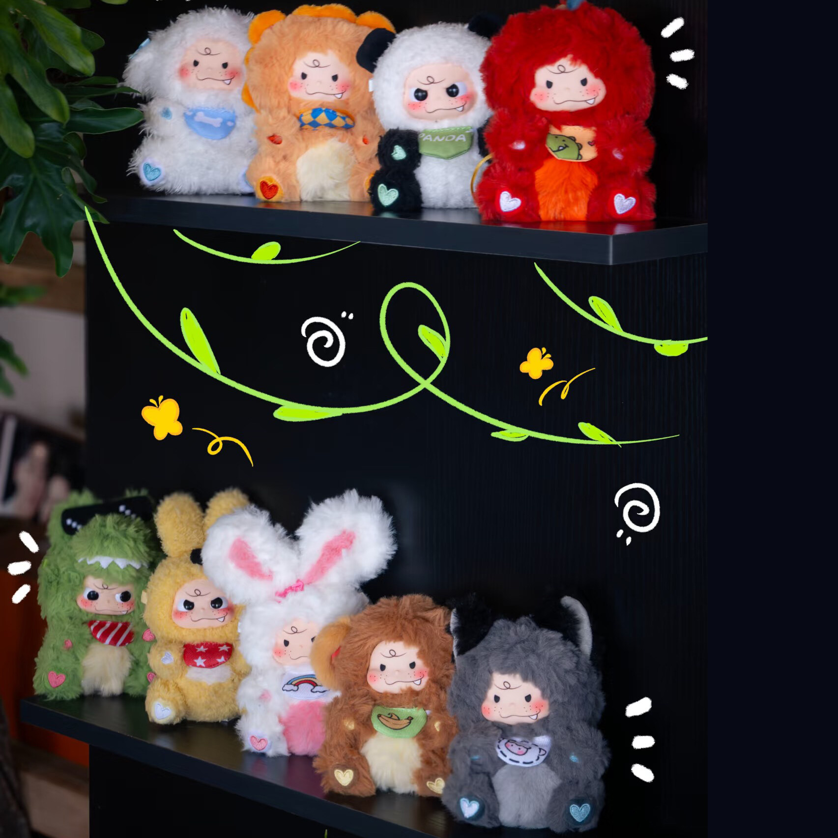 【Baby Three】ライシーぬいぐるみ｜フィギュア・ソフトビニール＆ぬいぐるみ・ブラインドボックス・人形・ぬいぐるみ・かわいい|undefined