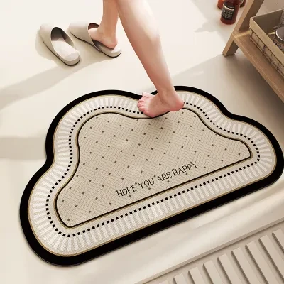 Explore ソフト珪藻土マット｜浴室用・洗面所用・滑り止め・トイレ入口・速乾カーペット