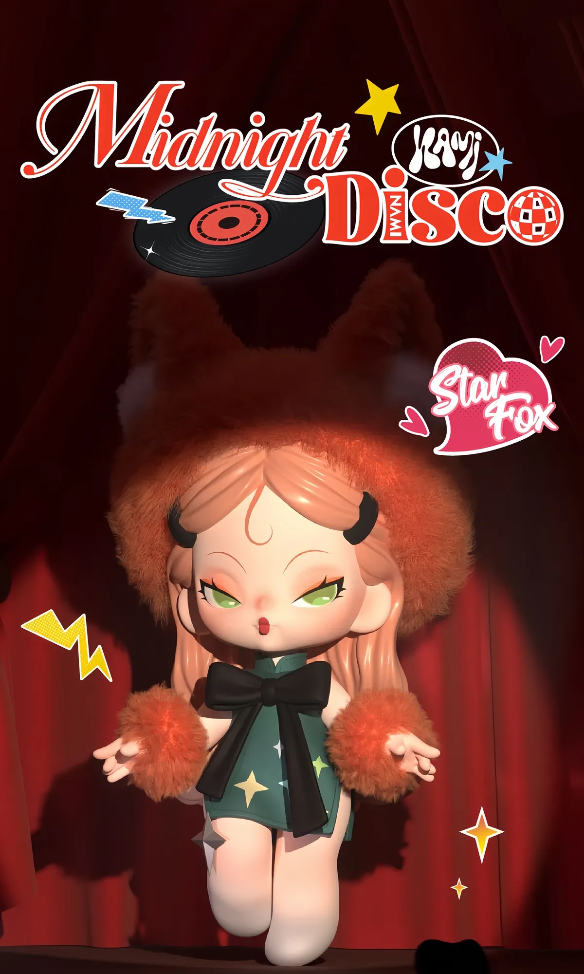 DODOSUGAR】DODONAMI Midnight Discoキーホルダー｜ブラインドボックス