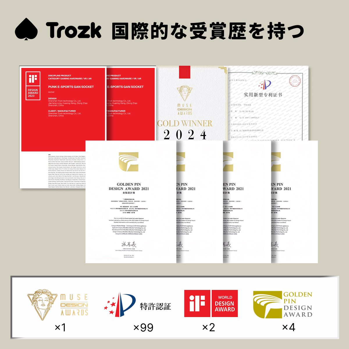 【Trozk】モバイルバッテリー フロッピー型「TP09U」｜国内唯一正規代理店・10000mAh・64GBストレージ・2in1・急速充電・ワイヤレス15W・有線・TypeC入出力・PD22.5W・USB3.2・FD・iPhone/Android対応・機内持ち込み可能・PSE認証|undefined