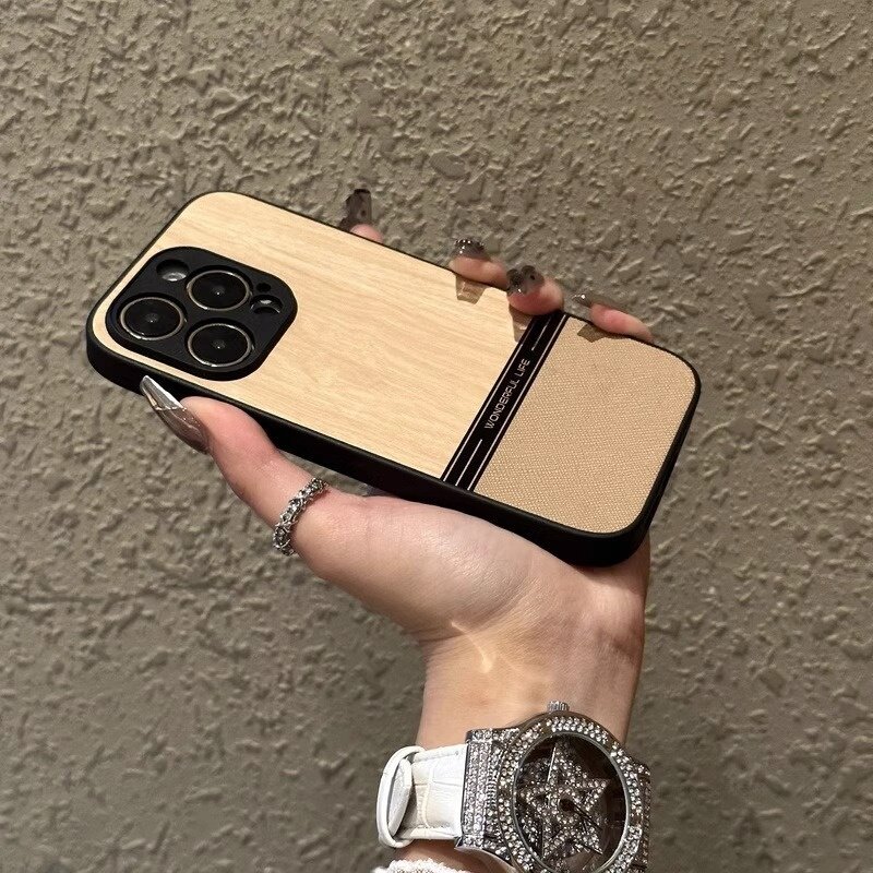 スマホケース｜Apple 17 Pro Max用・無地・レザー・高級感・デジタル機器・スマホ保護ケース|undefined