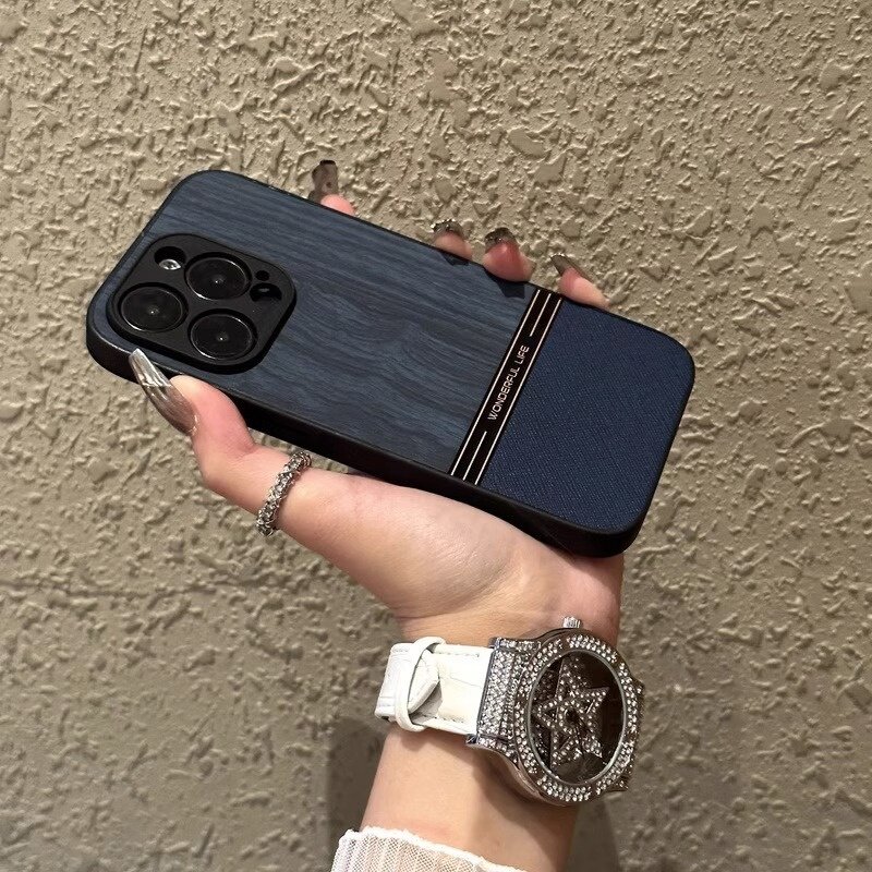 スマホケース｜Apple 17 Pro Max用・無地・レザー・高級感・デジタル機器・スマホ保護ケース|undefined