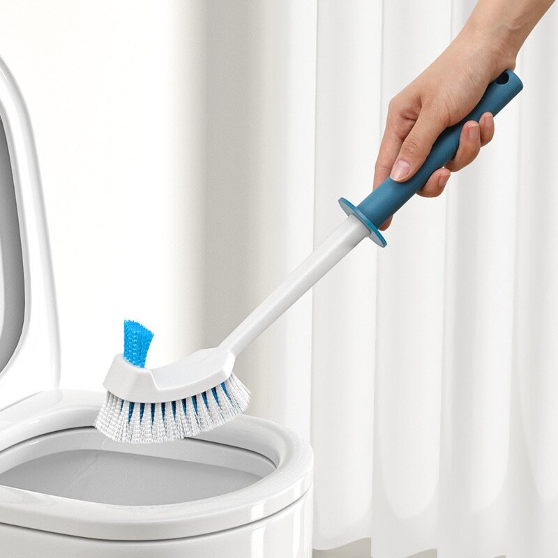 トイレ掃除用品｜家庭用・プラスチック製・長柄・トイレブラシ・死角なし・壁掛け式|undefined