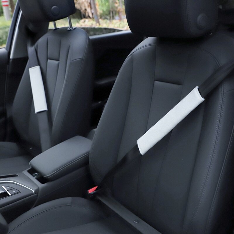 車用安全ベルトカバー｜リネンコットン・シートベルトパッド・肩当て・保護・ずれ防止・快適|undefined