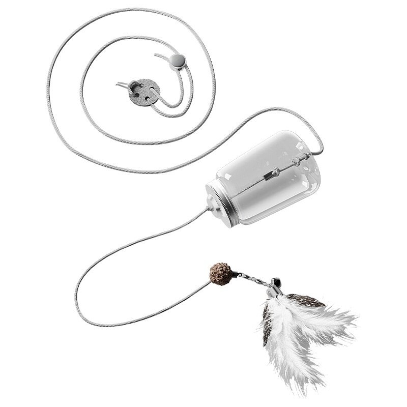 猫用おもちゃ｜餌入れ可能・ゆらゆら揺れる・知育玩具・猫用おやつボール・ドア掛けタイプ・退屈解消|undefined