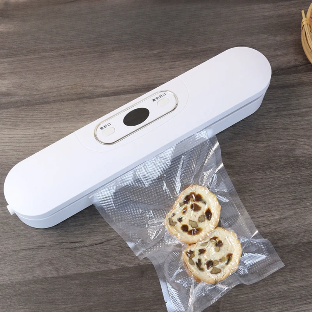 真空包装機｜家庭用・自動・キッチン用・食品・密封機・小型・鮮度長持ち・簡単操作|undefined