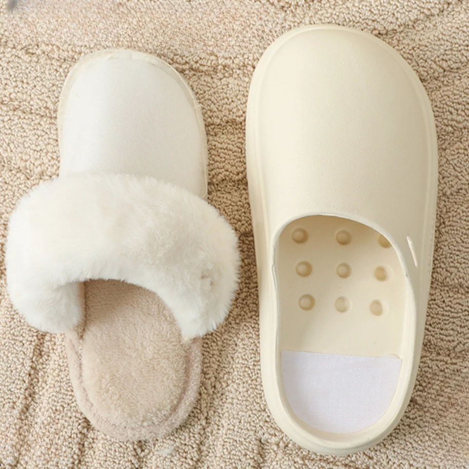 ルームシューズ｜2025年新作・取り外し可能・綿スリッパ・男女兼用・防水性・保温性・滑り止め付き・冬用シューズ|undefined