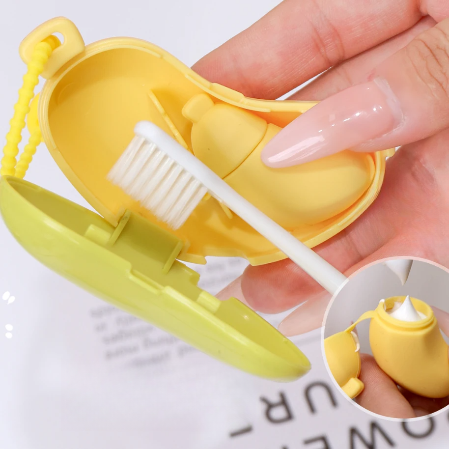 歯ブラシ収納ケース｜かわいいバナナ型・ポータブル・旅行用・防塵保護カバー・持ち運びやすい|undefined